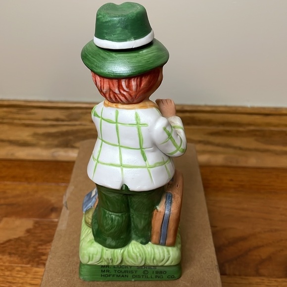 Rare-1980 "Mr Tourist Leprechaun" Mr. Lucky Series, Hoffman Distilling Decanter - Picture 6 of 11